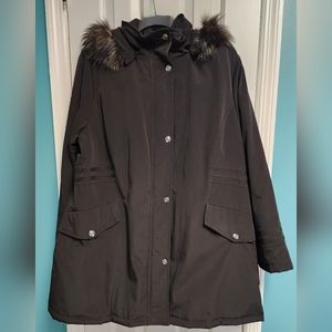 Croft & Barrow Women's Coat - Size 2X - Detachable Hood